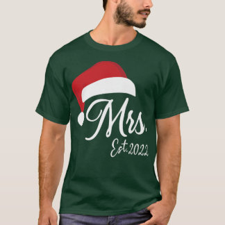 Mr Claus & Mrs Claus Est Tシャツ