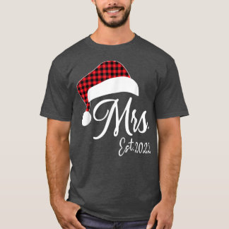 Mr Claus & Mrs Claus Est Tシャツ