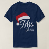 Mr Claus & Mrs Claus Est Tシャツ (デザイン正面)