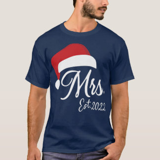 Mr Claus & Mrs Claus Est Tシャツ