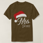 Mr Claus & Mrs Claus Est Tシャツ (デザイン正面)