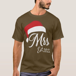 Mr Claus & Mrs Claus Est Tシャツ