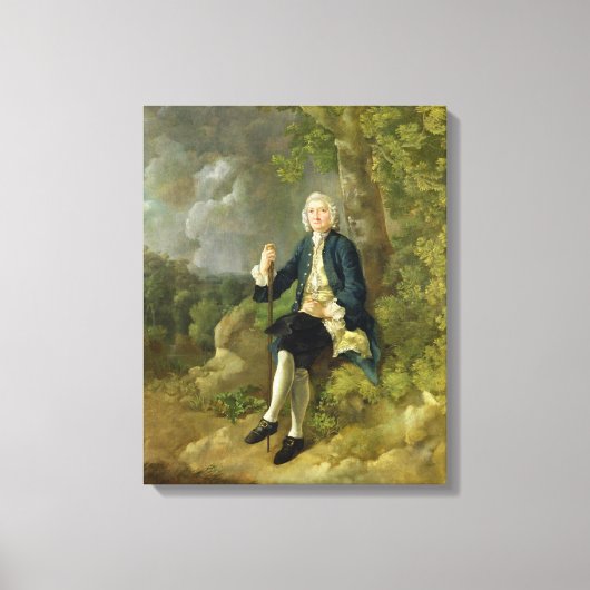 Mr. Clayton Jones, c.1744-45 (キャンバス上の油) キャンバスプリント (正面)