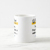 Mr. Cow マグカップ 信じてください。何度もやりました (中央)