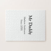 Mr Daddy since add year name parents father name g ジグソーパズル (横)