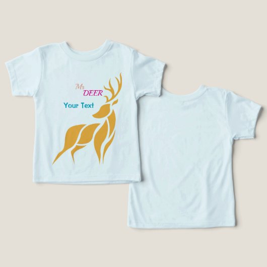 Mr. Deer Graphic – Rustic Woodland Style (デザイン正面&裏面)