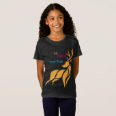 Mr. Deer Graphic – Rustic Woodland Style Tシャツ (正面フル)