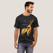 Mr. Deer Graphic – Rustic Woodland Style Tシャツ (正面フル)