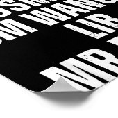 Mr Ducks Mr Not Duck Joke Phonetic Puzzle ポスター (角)