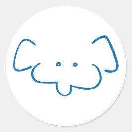 Mr Elephant ラウンドシール