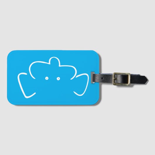 Mr Elephant ラゲッジタグ (正面横)