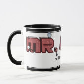 Mr Fix-It Wooden (文字デザイン爪、 ネイル付) マグカップ (左)