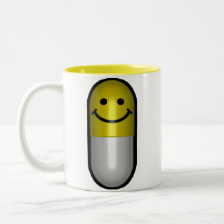 Mr.Happyの丸薬 ツートーンマグカップ