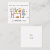 Mr Hiddle Cooks Turkey Season Greetings Card ノートカード (正面/裏面)