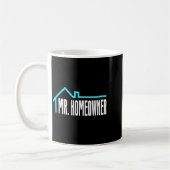 Mr. Homeowner First Time Homeowner Housewarming  コーヒーマグカップ (左)