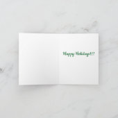 Mr Honks VSクリスマスツリーカード シーズンカード (内部)