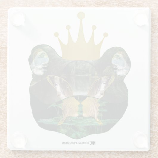 Mr."KING" TOAD FROSTED GLASS VERSION 22 ガラスコースター (裏面)