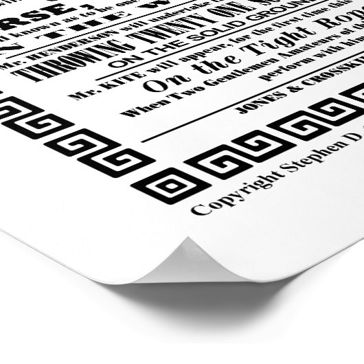 Mr. Kite – ポスター (角)