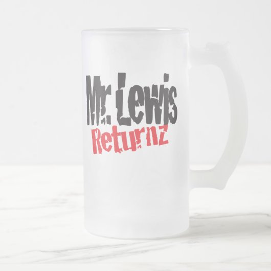 Mr.LewisのReturnzによって曇らされるマグ フロストグラスビールジョッキ (右)