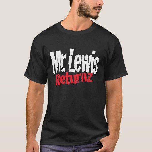 Mr.Lewis_ReturnzメンズTシャツ Tシャツ (正面)