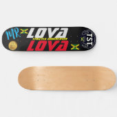 MR LOVA LOVA 8 1/2" スケートボードデッキ (横)