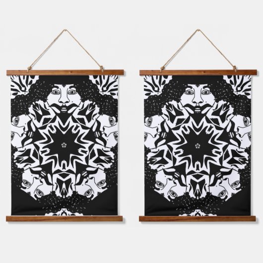 Mr Love Wood Topped Wall Tapestry 吊り下げ型タペストリー (ダブル)