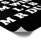 Mr M R ダックスT、面白いアヒル好き、水鳥の名言 ポスター (角)