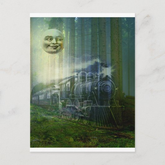 MR MOONと幽霊列車.jpg ポストカード (正面)