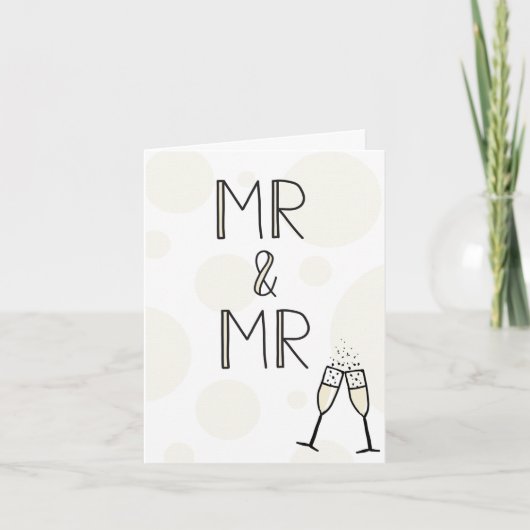 Mr&Mr結婚カード カード (正面)