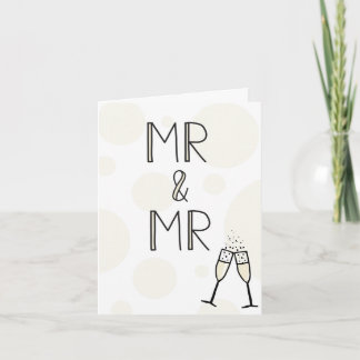 Mr&Mr結婚カード カード