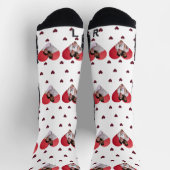 Mr.Mr.とMrs.の写真としてのバレンタインデー ソックス (上部)