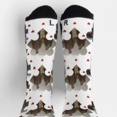 Mr.Mr.とMrs.の写真としてのバレンタインデー ソックス (上部)