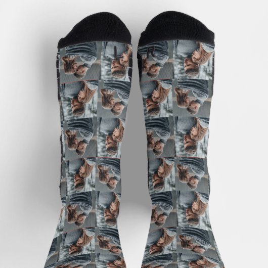 Mr.Mr.とMrs.の写真としてのバレンタインデー ソックス (上部)