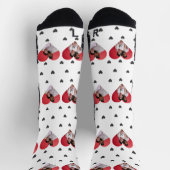 Mr.Mr.とMrs.の写真としてのバレンタインデー ソックス (上部)