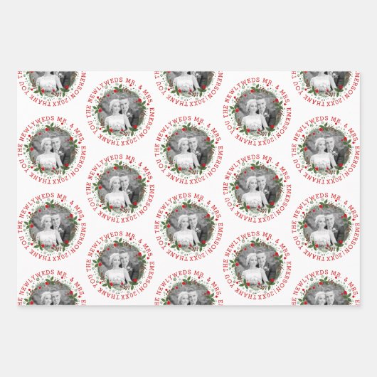 Mr.Mr.とMrs.の写真を新しく撮ってくれてありがとう ラッピングペーパーシート (正面2)