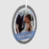 Mr.Mr.とMrs.2のクリスマスとしてMarrilyの最初の写真 オーナメント (正面)