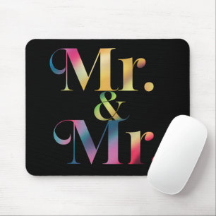 Mr.& Mr.ゲイバチュラーパーティゲイ結婚 マウスパッド