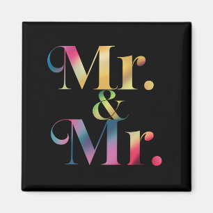 Mr.& Mr.ゲイバチュラーパーティゲイ結婚 マグネット