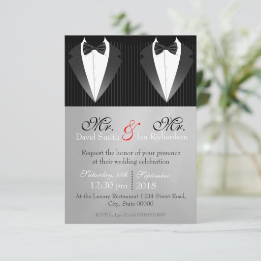 Mr. & Mr. Bow 招待状 (スタンド正面)