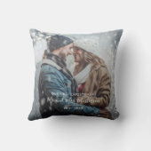 Mr.Mr.Mrs.Christmas Photoとしての一周年記念 クッション (裏面)