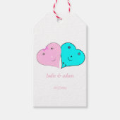 mr & mrsハート ギフトタグ (正面)