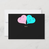 mr & mrsハート サンキューカード (裏面)