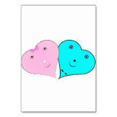 mr & mrsハート テーブルナンバー (裏面)