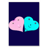 mr & mrsハート テーブルナンバー (裏面)