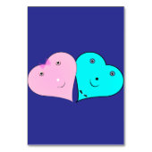 mr & mrsハート テーブルナンバー (裏面)