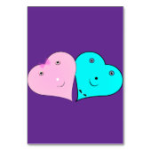 mr & mrsハート テーブルナンバー (裏面)