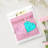 mr & mrsハート フェイバーバッグ (封をした状態)