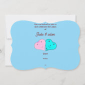 mr & mrsハート 招待状 (裏面)