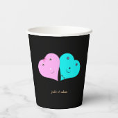 mr & mrsハート 紙コップ (裏面)