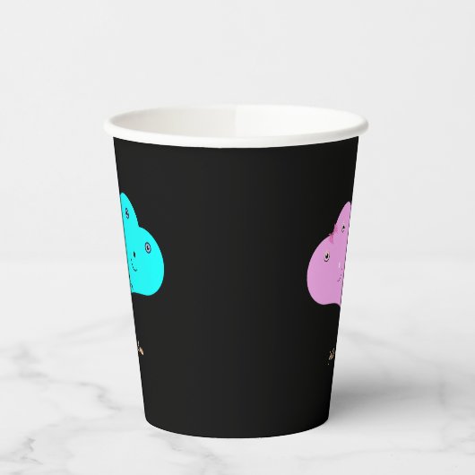 mr & mrsハート 紙コップ (左)